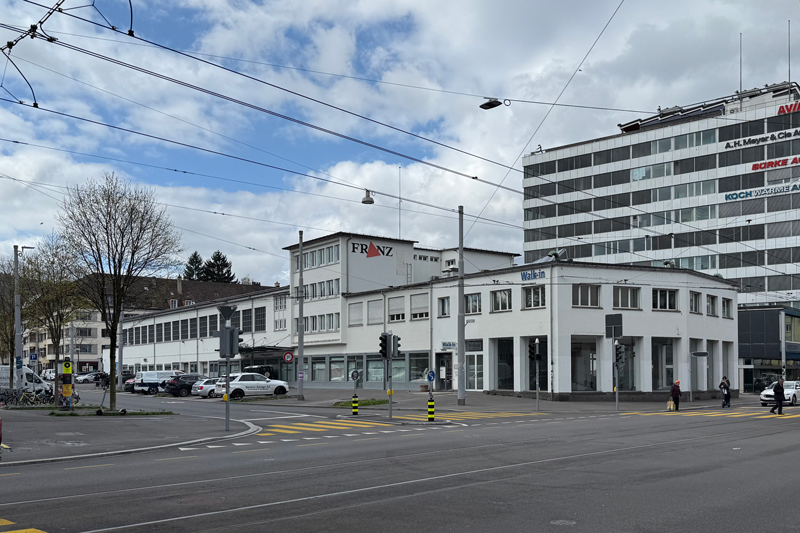 Franz AG an der Badenerstrasse im Frühling 2026 (© Bruno von Rotz)